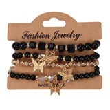 Cwmm10435_Boho Butterfly Crystal Beaded Bracelet Set 4Pcs