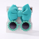 SUMMER BOW HEADBAND SUNGLASSES SET FOR KIDS_CWAHA6744