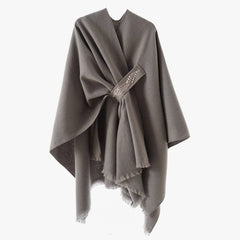 NEW STYLE DIAMOND SHAWL DESIGN SOLID COLOR SHAWL_CWMS1156