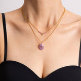 NICHE RETRO DOUBLE LAYERED CLAVICLE CHAIN_CWAJE1431