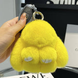NEW MINI CUTE PLUSH BUNNY CAR KEYCHAIN PENDANT_CWMM2448