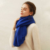 SOLID KNIT FAUX CASHMERE SCARF FOR WOMEN_CWASC0334