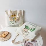 NEW LARGE PRINTED CANVAS TOTE BAG FOR WOMEN_CWAB5634