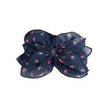 ELEGANT ARTISTIC FLOWER LOVE MESH BOW HAIRPIN_CWAHA2239