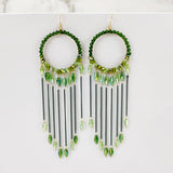 STYLISH TASSEL HANDMADE BEADED EARRINGS_CWAJE0842