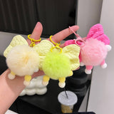 CUTE PLUSH BALL CAR KEYCHAIN BAG PENDANT GIFT_CWMM2503