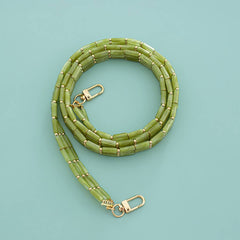 BAMBOO STYLE ACRYLIC LONG CROSSBODY HANDBAG STRAP_CWMM5118