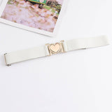 LOVE ALLOY ELASTIC BAND ELASTIC WOVEN CANVAS BELT_CWABE0680