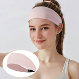 Wide Elastic Yoga Headband For Women Sweat-Wicking_Cwmm7954