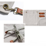 Cwmm1827_Canvas Household Apron Multi-Functional Work Apron