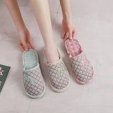 THICK COTTON PVC SOLE SILENT COUPLE SLIPPERS_CWSHF0211
