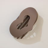 LOVE SHAPE DUCKBILL CLIP NO SLIP HALF UP PIN_CWAHA6516