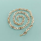 47 OVAL 0 67 0 98 ACRYLIC CHAIN BAG STRAP_CWMM5099