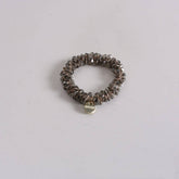 CUTE PEARL CRYSTAL HAIR TIE ELASTIC HANDMADE BAND_CWAHA6763