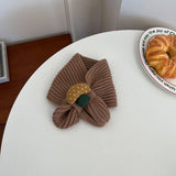 CUTE MUSHROOM KNIT SCARF WINTER WARMTH FOR KIDS_CWASC2085