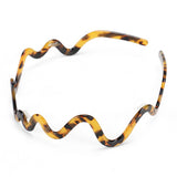 Wave Thin Edge Headband Acetate Headband Hairpin