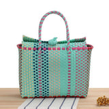 FRESH CONTRASTING COLOR HANDWOVEN BAG_CWAB2111