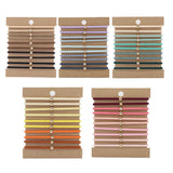 10 CLIP ON THREADED HAIR SCRUNCHIES_CWAHA2723