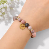 NEW ZODIAC BEADED ELASTIC ROPE BRACELET_CWAJE2096