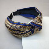 BRAIDED WIDE BAND NON SLIP BOHEMIAN HEADBAND_CWAHA2603