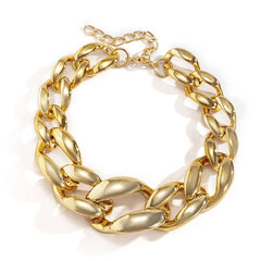 HIP HOP PUNK THICK CHAIN HOLLOW NECKLACE_CWAJE1164