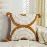 CREAM VINTAGE SOFA PILLOW COVER WAIST CUSHION_CWMM7716