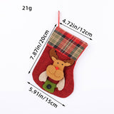 CHRISTMAS DECORATIONS WITH VARIOUS CHRISTMAS SOCKS_CWMS1433