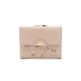Spring Print 3-Fold Coin Clip Mini Wallet_Cwab06262