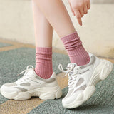AUTUMN AND WINTER RETRO MID CALF SOCKS_CWMS0986