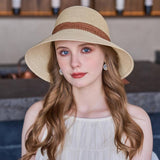 SUMMER SUN PROTECTION AND UV PROTECTION STRAW HAT_CWAH1341