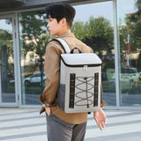 LARGE INSULATED OXFORD BACKPACK WITH COOLER LINER_CWAB5436