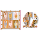 New Color Block Printed Square Scarf_Cwasc0664