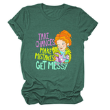 POSITIVE MESSAGE TEE TAKE CHANCES PRINT_CWTTS1484
