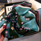 2024 NEW ARTISTIC PRINTED SMALL SQUARE SCARF_CWASC1431