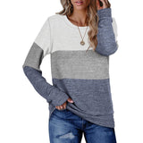 Womens Crew Neck Pullover Matching Color Hoodie