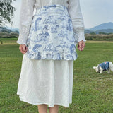 LANDSCAPE PAINTING HALF LENGTH LOLITA APRON_CWMM5820