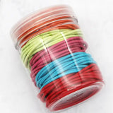 100PCS MULTI COLORED ELASTICS HAIR TIES SCRUNCHIES_CWAHA0136