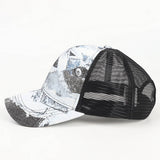 OUTDOOR CAMOUFLAGE GRAFFITI TIE DYE BASEBALL CAP_CWAH1147