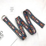 Cwabe0951_Double Buckle Canvas Casual Belt