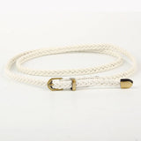 Vintage Woven Slender Belt For Dresses_Cwabe0189