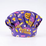 SURGICAL CAP MEDICAL PUFFY CAP PRINTED WORK CAP_CWAH3382