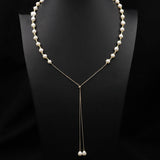 Womens Versatile Design Pearl Pendant Necklace