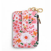 PRINTED HEM CARD HOLDER WALLET KEYCHAIN_CWMM1287