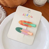 JELLY COLOR NO CREASE HAIR CLIP CUTE MAKEUP PIN_CWAHA1373