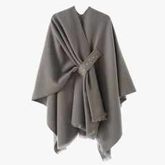 NEW STYLE DIAMOND SHAWL DESIGN SOLID COLOR SHAWL_CWMS1156