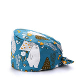 SURGICAL CAP PRINTED COTTON HAT NURSE CAP_CWAH3329
