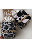 Chain Small Square Box Bucket Makeup Bag_Cwab347