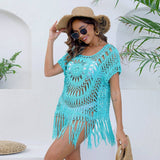 FRINGE SKIRT WITH BEACH SWIMSUIT COVER UP_CWMW0645