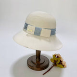 SUMMER ICE LINEN ELEGANT STRAW HAT FOR WOMEN_CWAH3493