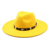 Women Fashion Casual Big Felt Hat Jazz Hat_Cwah0843